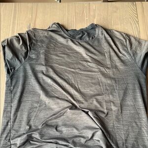 Gray Short Sleeve Tee Soft Cotton Blend